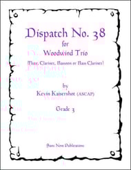 Dispatch No. 38 Flute, Clarinet, Bassoon Trio cover Thumbnail